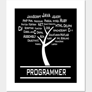 Programmer Tree Posters and Art